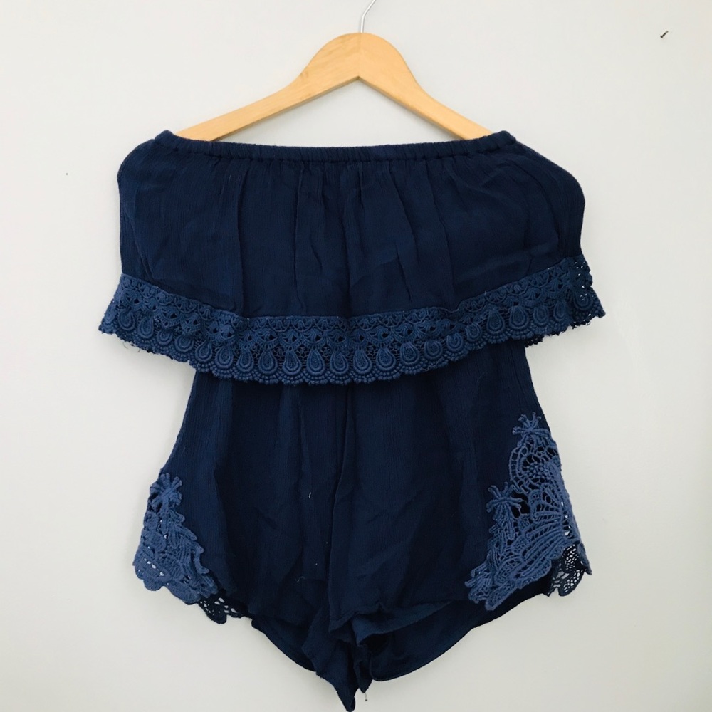 Strapless Romper